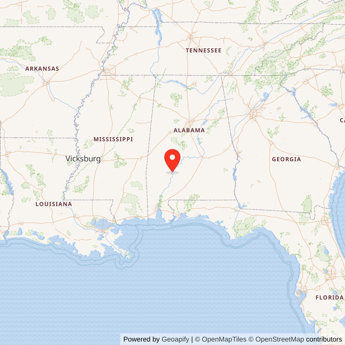 Dry Forks Plantation - James Asbury Tait House State Map