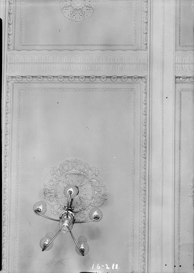 Gaineswood Mansion, Demopolis Alabama Ballroom ceiling. 1935