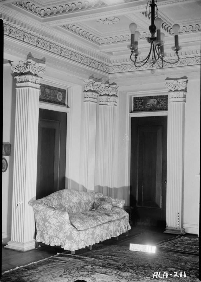 Gaineswood Mansion, Demopolis Alabama VIEW IN S.W. CORNER OF PARLOR  May 23, 1936.