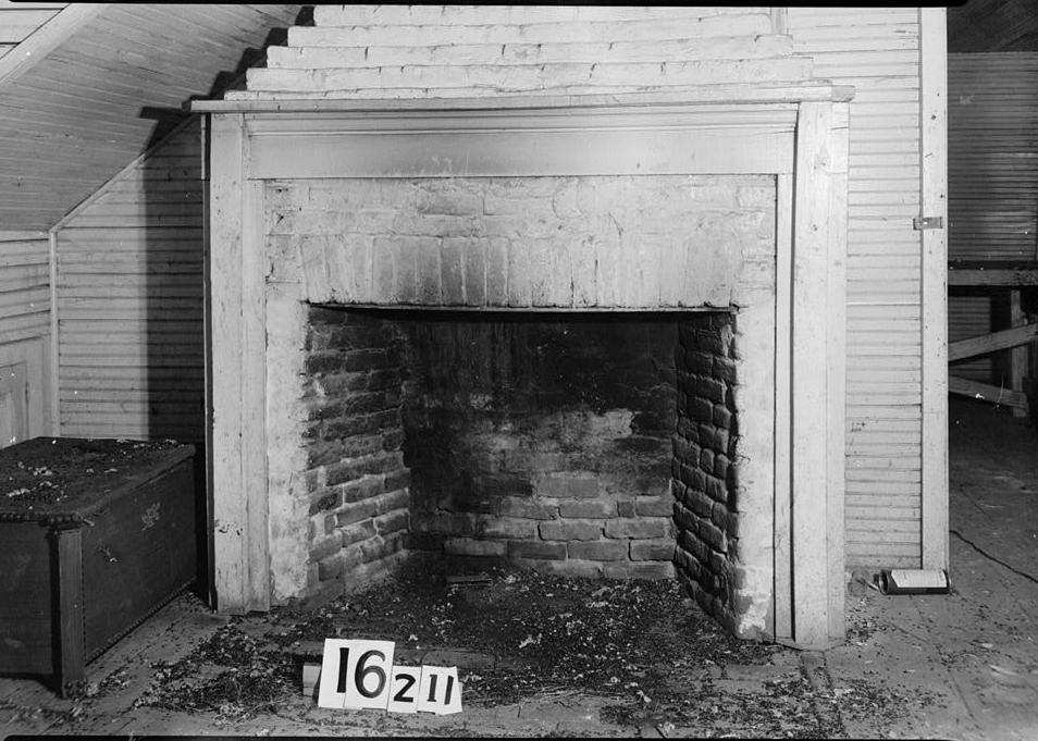 Gaineswood Mansion, Demopolis Alabama FIREPLACE IN SLAVE QUARTERS January 2, 1935.
