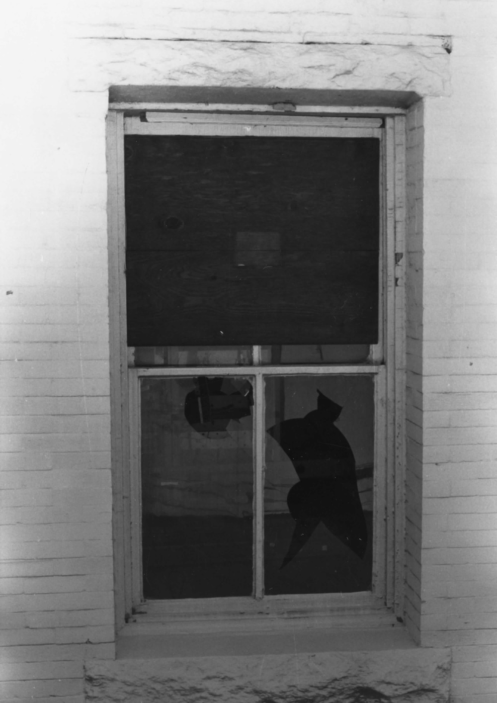 Atlantic Coastline Railroad Passenger Depot, Dothan Alabama View of Window (1993)