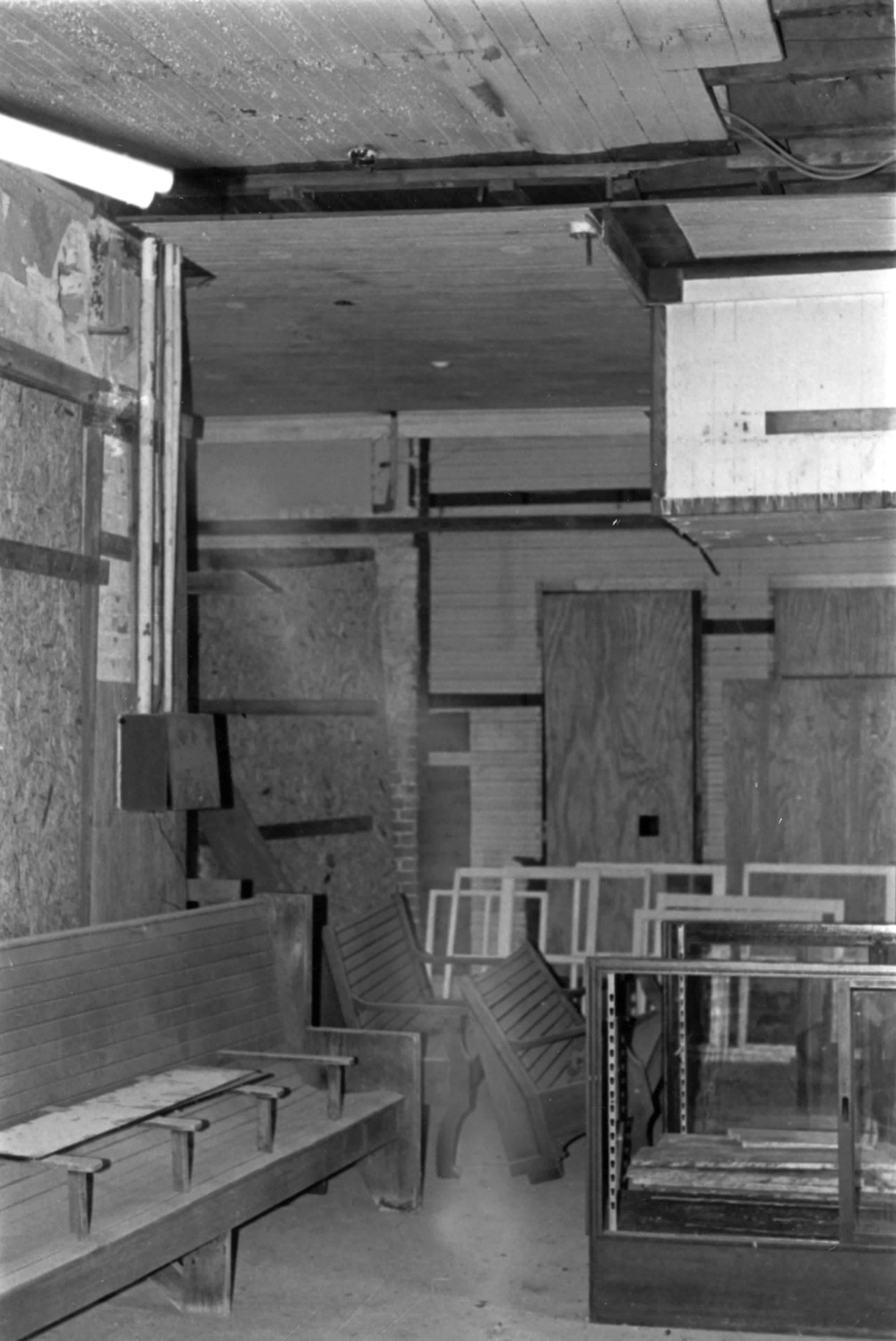 Atlantic Coastline Railroad Passenger Depot, Dothan Alabama West Waiting Room and Ticket/Office Area (1993)