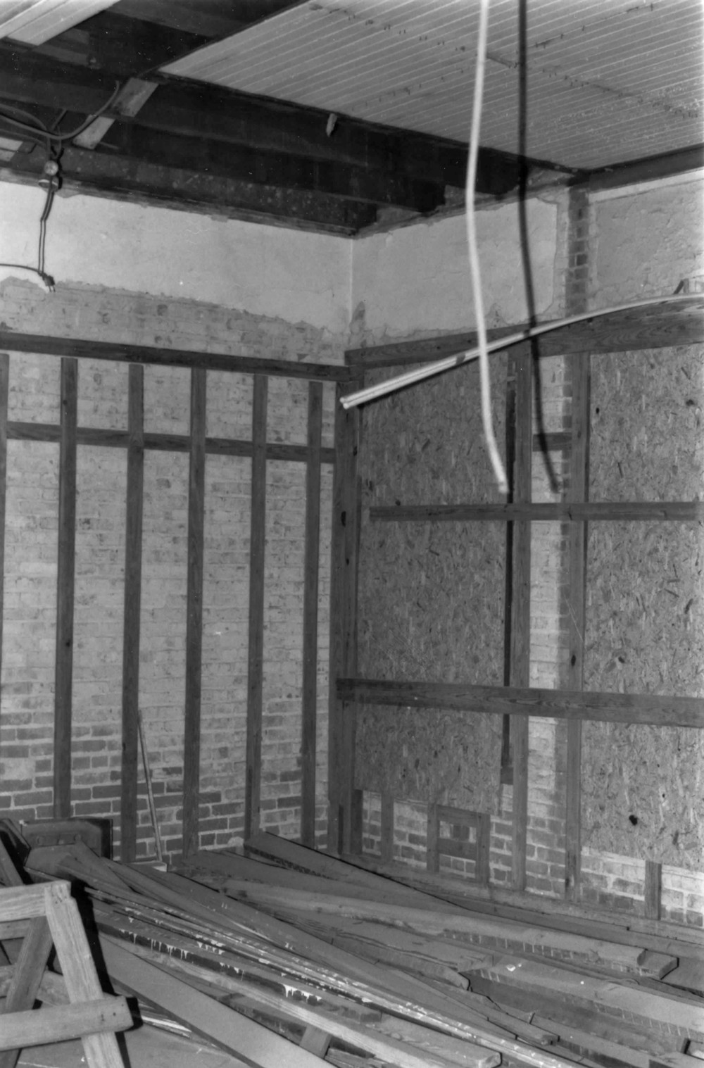 Atlantic Coastline Railroad Passenger Depot, Dothan Alabama Downstairs West Waiting Room (1993)
