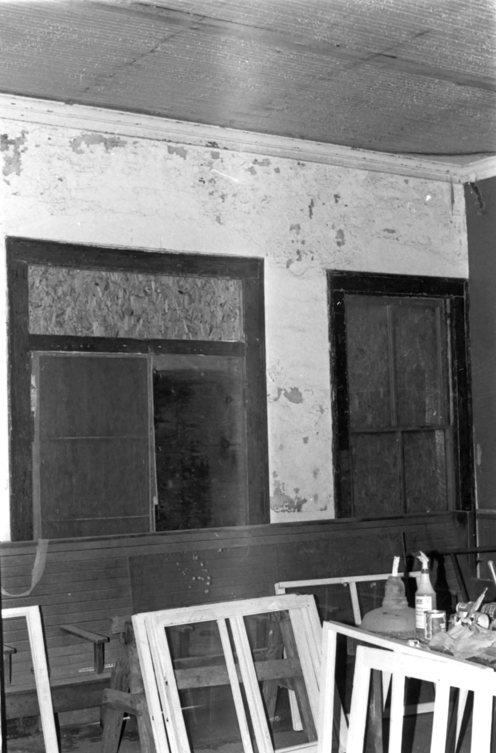 Atlantic Coastline Railroad Passenger Depot, Dothan Alabama Downstairs, East Waiting Room (1993)