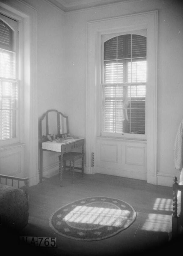 Kenworthy Hall - Carlisle-Martin House, Marion Alabama April 3, 1936 N. W. CORNER OF N. W. ROOM ON SECOND FLOOR