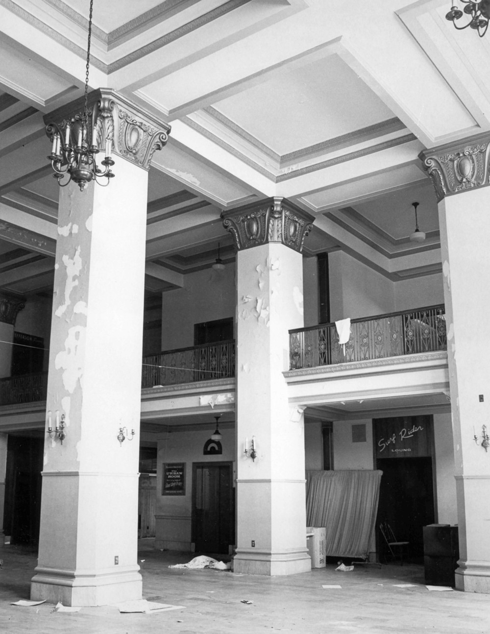 Jefferson Davis Hotel, Montgomery Alabama Lobby (1978)
