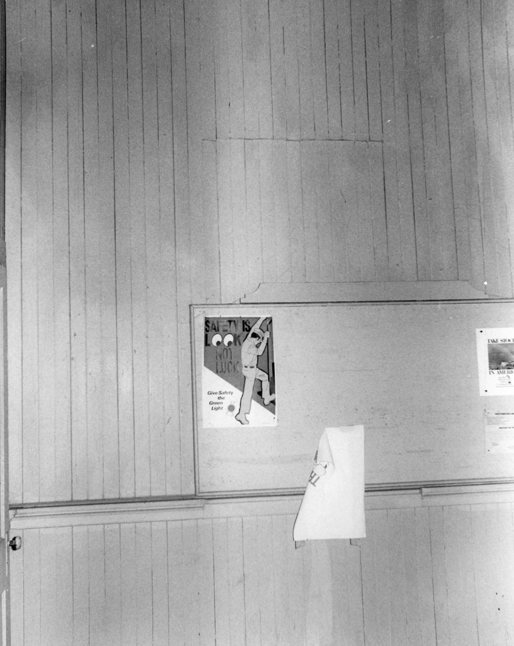 Southern Railway Depot, Piedmont Alabama North Wall South Passenger Waiting Room (1983)