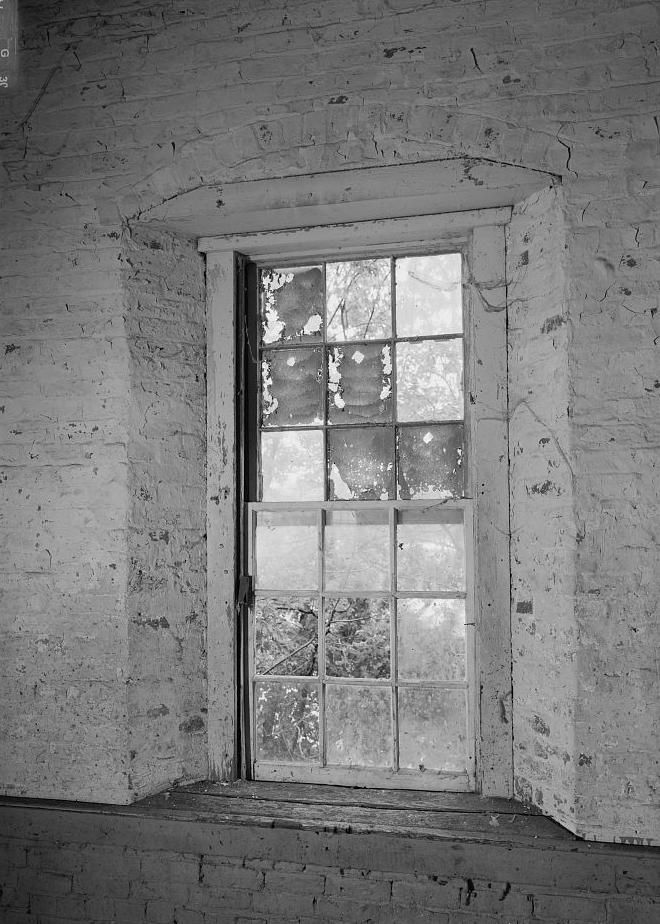 Prattville Manufacturing Company - Cotton Mill, Prattville Alabama WINDOW DETAIL, 1ST FLOOR, 3<sup>rd</sup> WINDOW FROM NORTH END, MILL NO. 2 (1998)