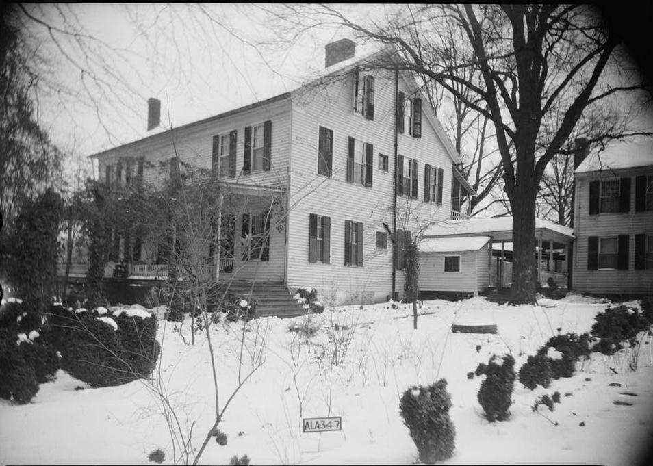 Joseph Wheeler Plantation, Wheeler Alabama 1935 FRONT (N) AND WEST SIDE (SECOND HOUSE)