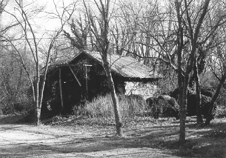 Joseph Wheeler Plantation, Wheeler Alabama 1976 Ice House from Southwest