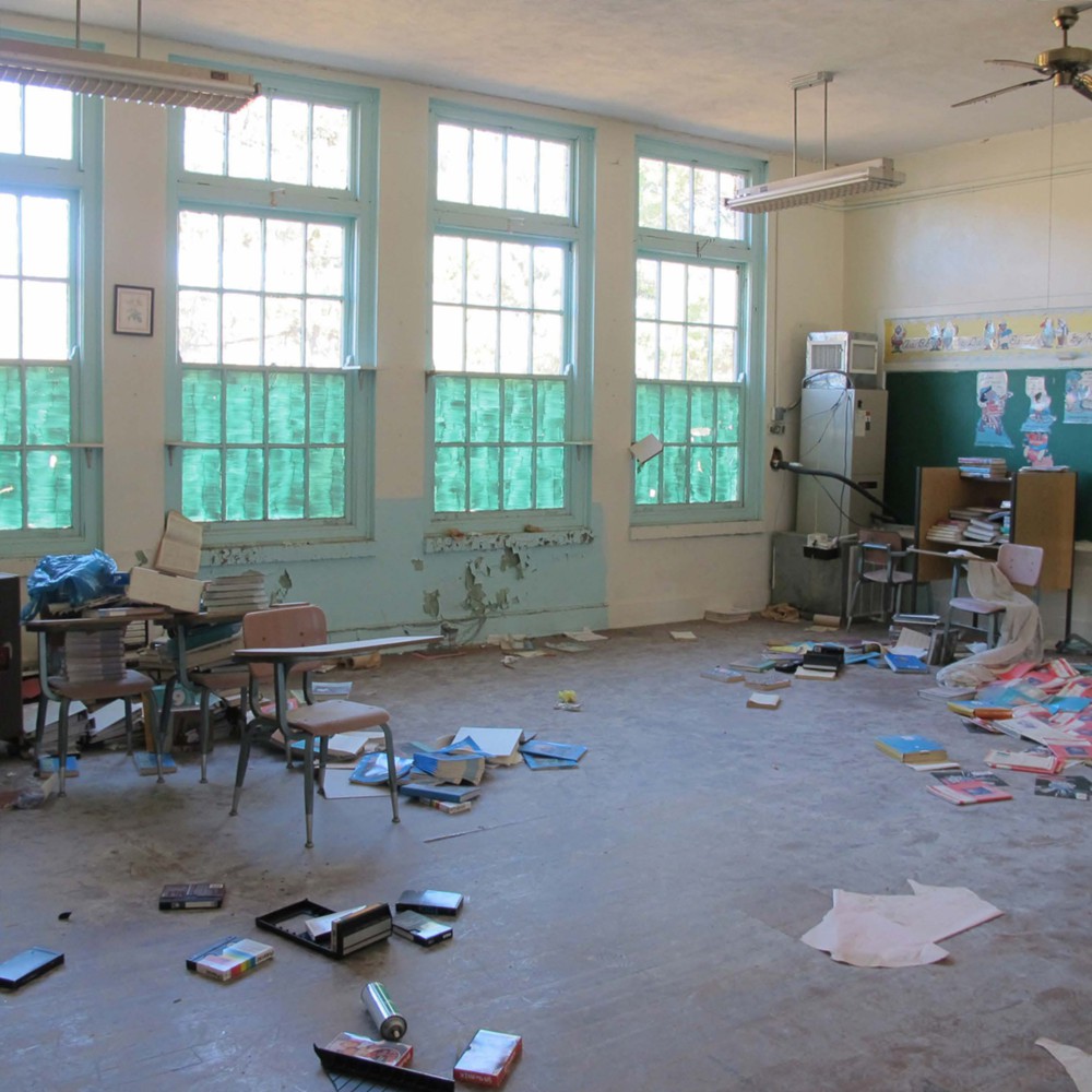Greenwood School, Hot Springs Arkansas Interior of a typical classroom (2016)