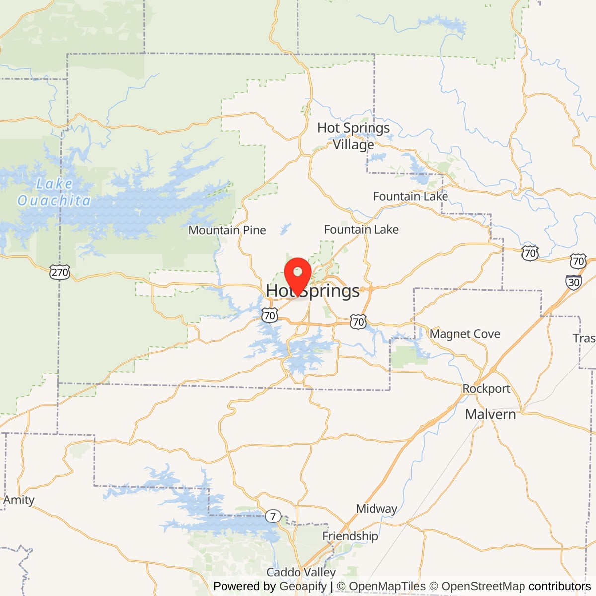 Greenwood School Location Map