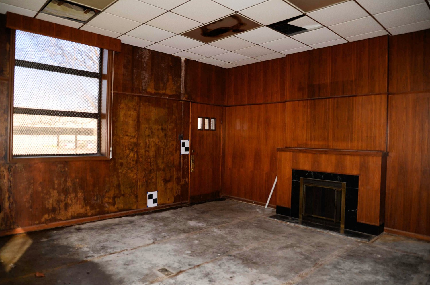 Stebbins and Roberts Office Building and Factory, Little Rock Arkansas 1<sup>st</sup> floor looking northwest at office (2016)