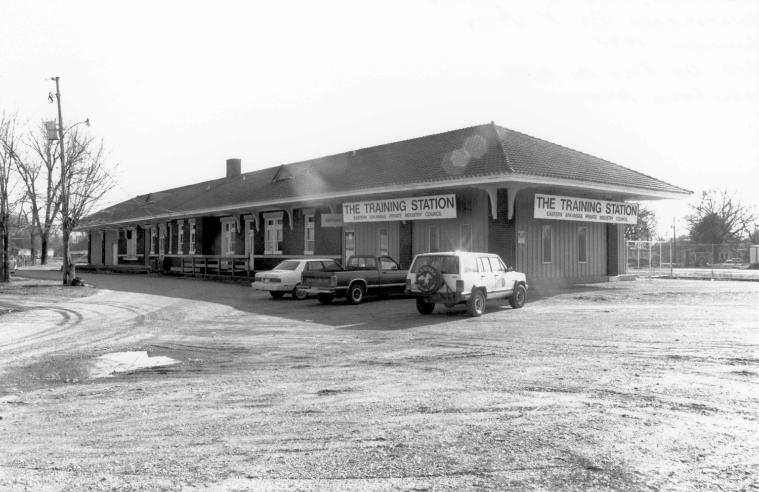 Missouri Pacific Depot, Marianna Arkansas View from the north (1994)