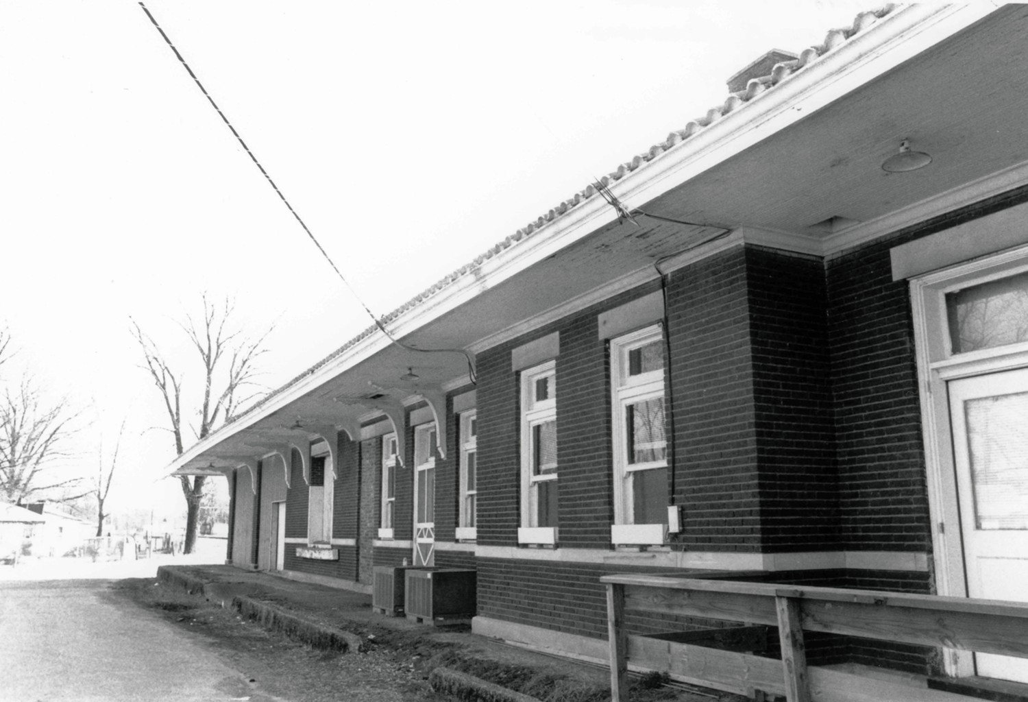 Missouri Pacific Depot, Marianna Arkansas View from northwest (1994)