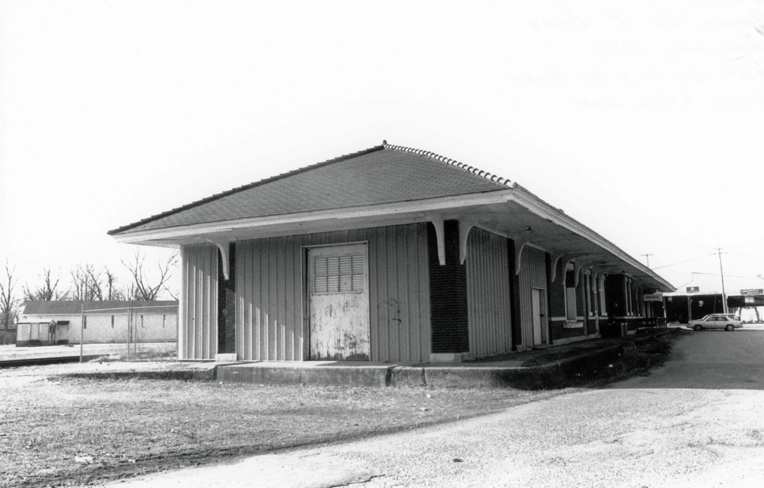 Missouri Pacific Depot, Marianna Arkansas View from east (1994)