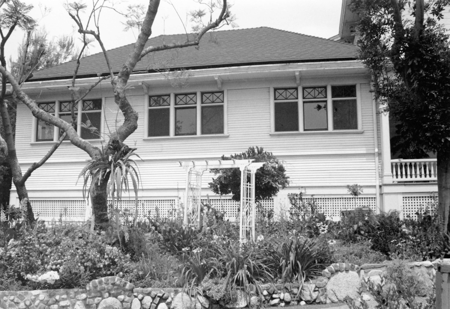 Woodbury-Story House, Altadena California Music Room addition, looking north (1993)