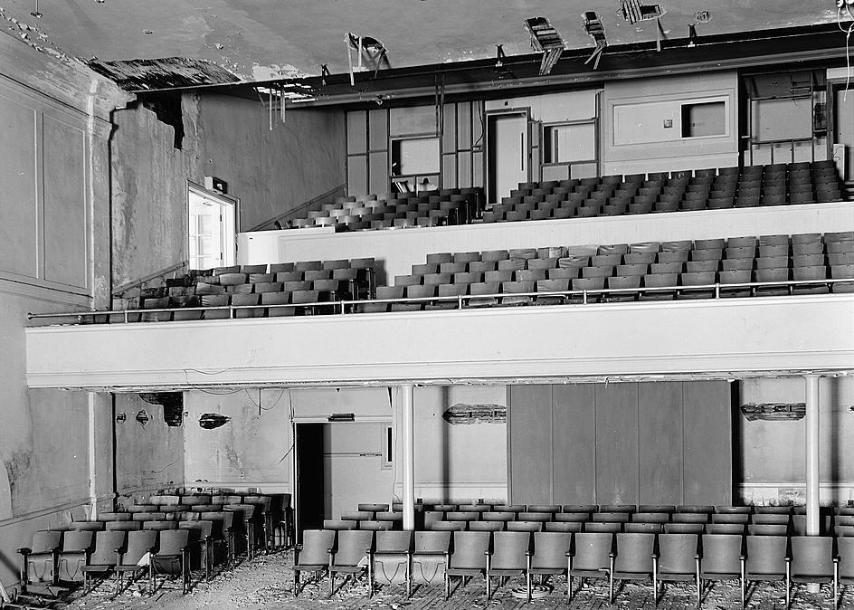Campbell Union Grammar School, Campbell California AUDITORIUM FROM STAGE (1983)