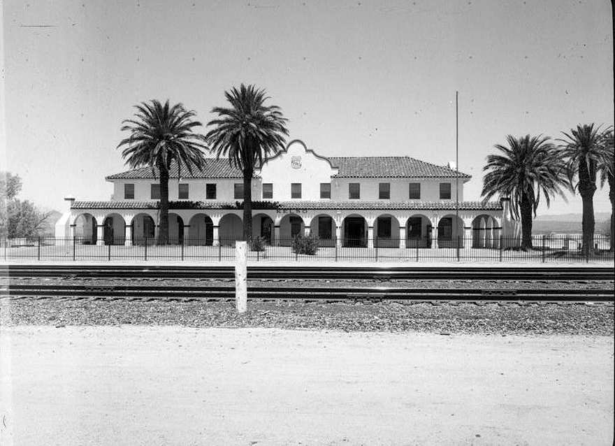 Union Pacific Railroad Depot, Kelso California 1997 Southeast elevation.