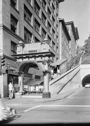 Angels Flight Cable Railway, Los Angeles California