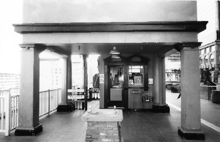 Angels Flight Cable Railway, Los Angeles California 2000 Station house, pavilion and north elevations, view south