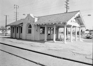 Lynwood Pacific Electric Railway Depot, Lynwood California