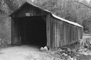 Oregon Creek Covered Bridge - Freeman's Covered Bridge, North San Juan California