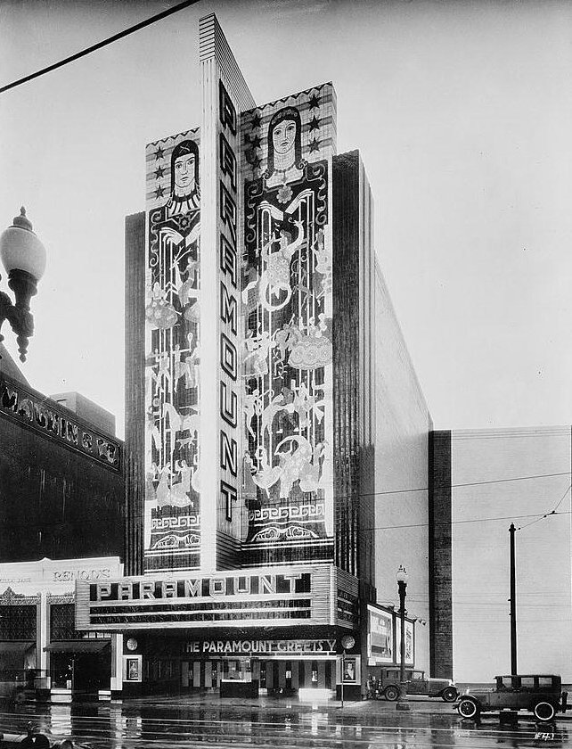 Paramount Theatre, Oakland California 1932 EAST (FRONT) ELEVATION