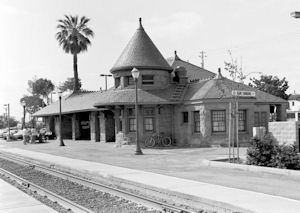 Southern Pacific Railroad Train Depot, San Carlos California