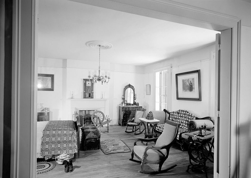 South bedroom of Whaley House, October 1960