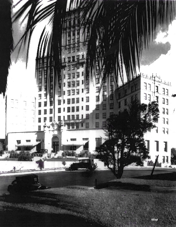 El Cortez Apartment Hotel, San Diego California 1927 Facing Northeast
