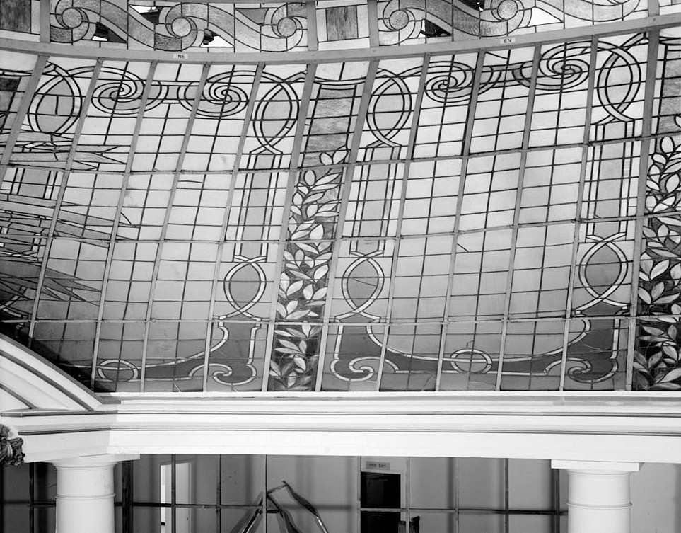City of Paris Dry Goods Company, San Francisco California 1979 GLASS DOME, DETAIL OF NORTHEAST SECTION 