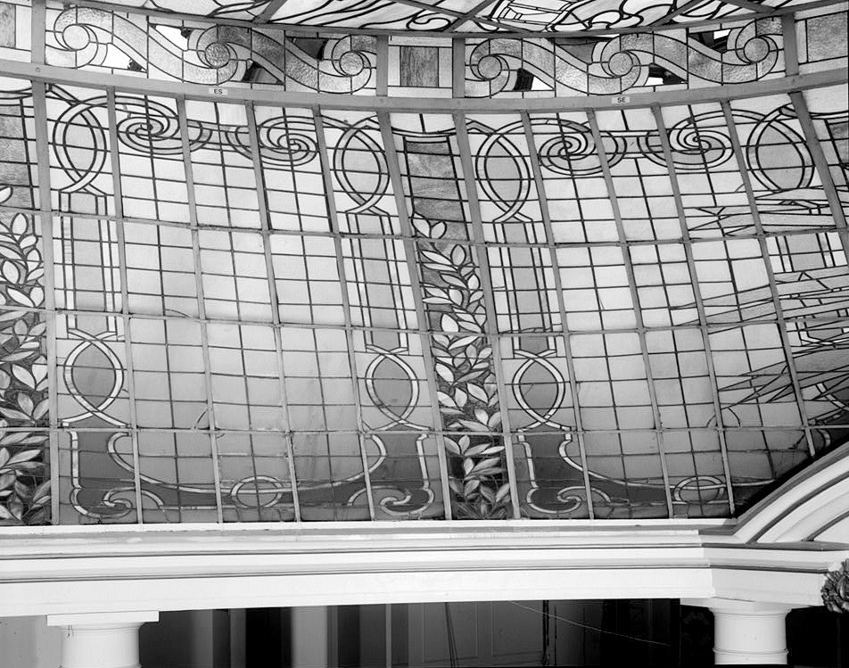 City of Paris Dry Goods Company, San Francisco California 1979 GLASS DOME, DETAIL OF SOUTHEAST SECTION 