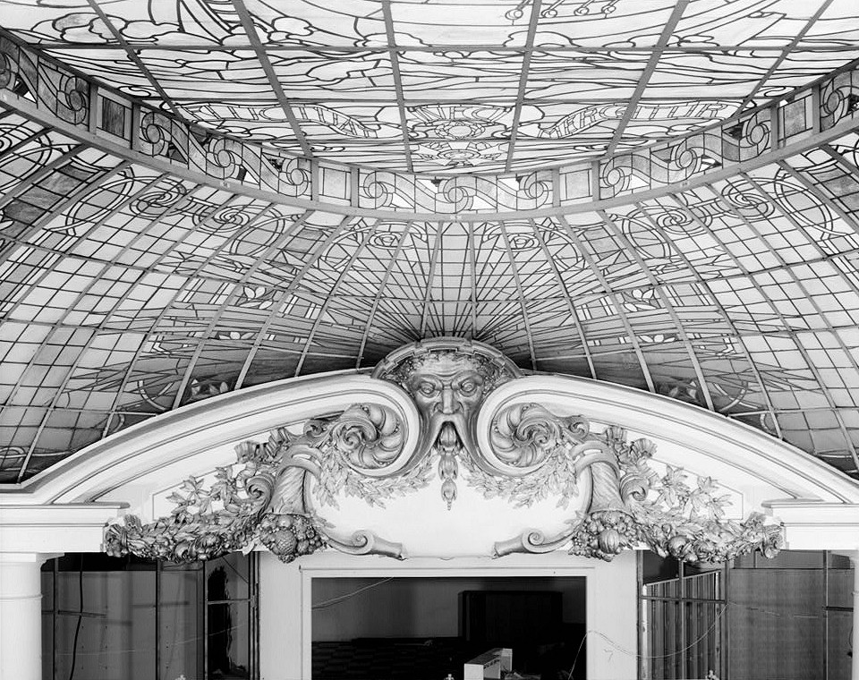 City of Paris Dry Goods Company, San Francisco California 1979 GLASS DOME, DETAIL OF SOUTH SECTION 