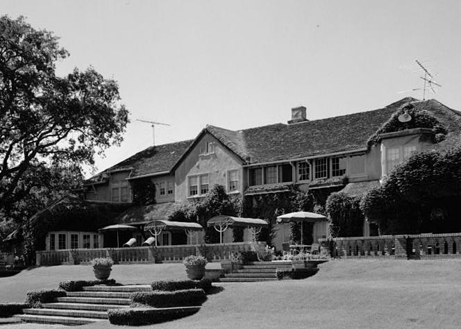 Green Gables - Fleishhacker House, Woodside California SOUTHEAST REAR, FROM EAST