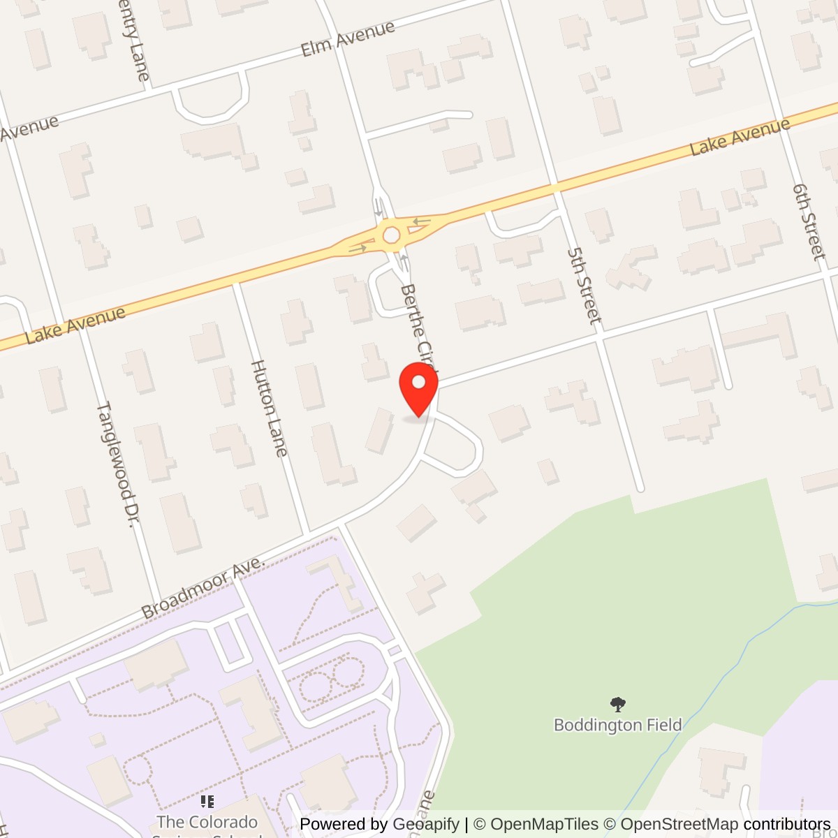 Claremont Mansion - The Trianon Location Map