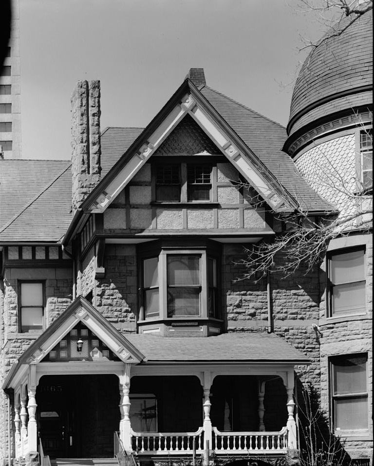 George Schleier Mansion, Denver Colorado DETAIL OF EAST FRONT GABLE