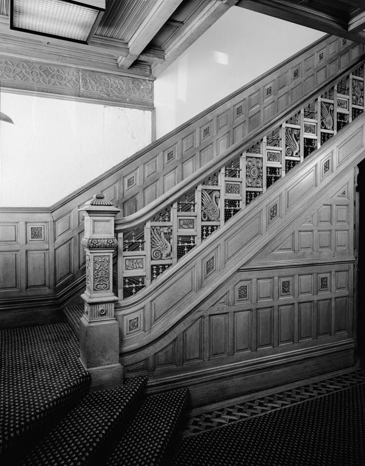 George Schleier Mansion, Denver Colorado FIRST FLOOR STAIRWAY