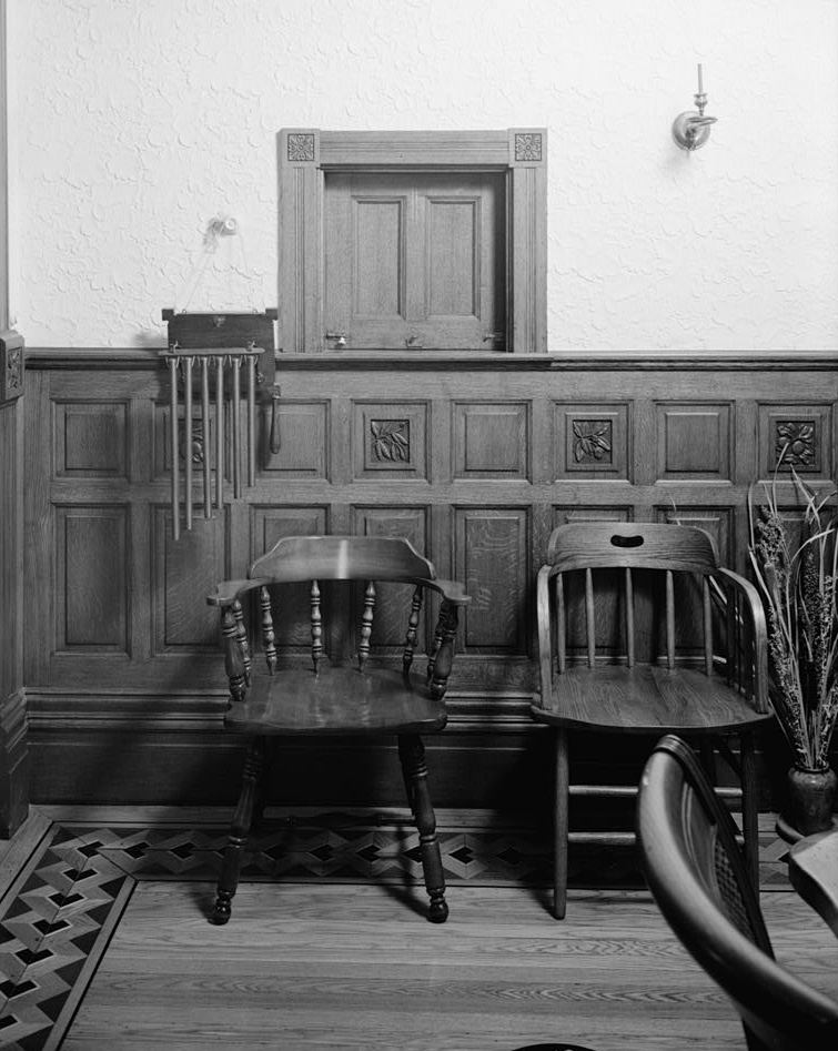 George Schleier Mansion, Denver Colorado DETAIL OF BUILT-IN SERVER IN DINING ROOM 