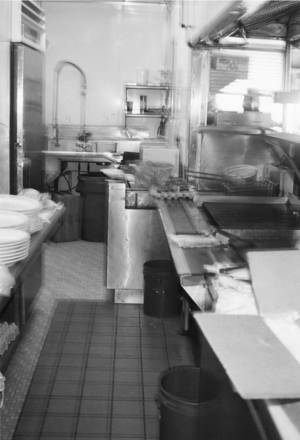 Davies' Chuck Wagon Diner, Lakewood Colorado Kitchen, grill, facing east (1997)