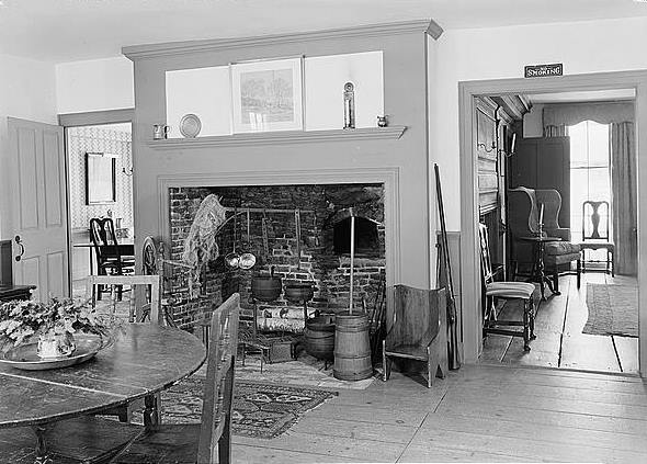 Bush-Holley House, Cos Cob Connecticut 1963 KITCHEN, FIRST FLOOR, MAIN SECTION