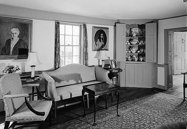 Stephen Tyng Mather House, Darien Connecticut 1964 SOUTHWEST PARLOR LOOKING NORTHWEST