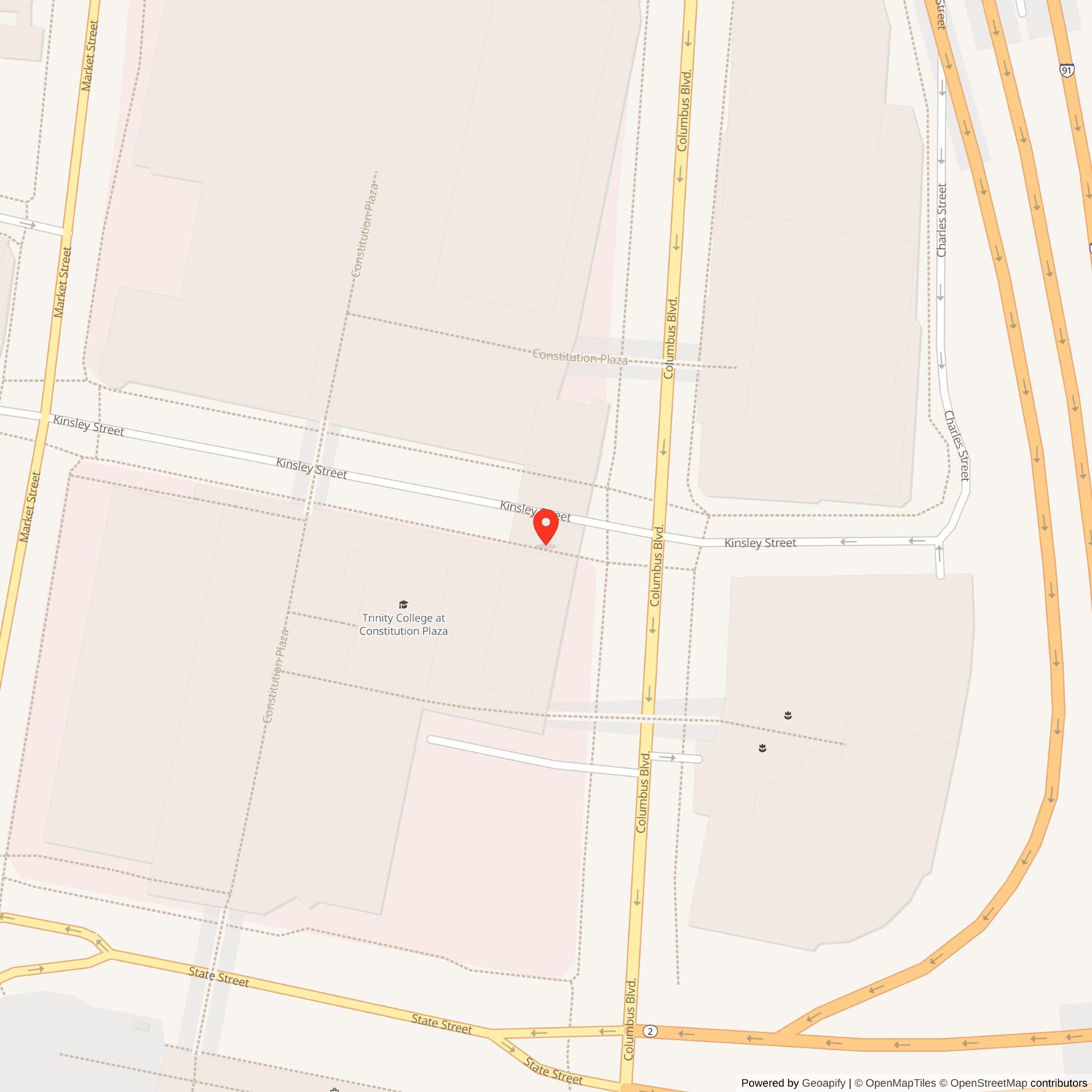 Hotel America - Spectra Boutique Apartments Location Map