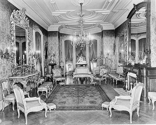 John M. Davies House, New Haven Connecticut 1911 DRAWING ROOM (LOOKING NORTH)