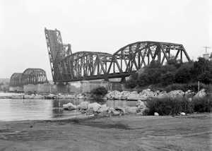 Thames River Railroad Bridge - Groton Bridge, New London Connecticut