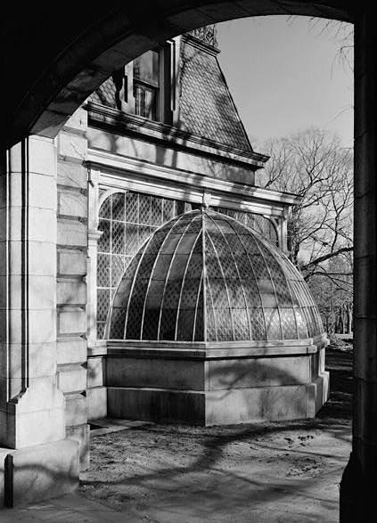 Lockwood-Mathews Mansion, Norwalk Connecticut 1961 CONSERVATORY ON WEST ELEVATION