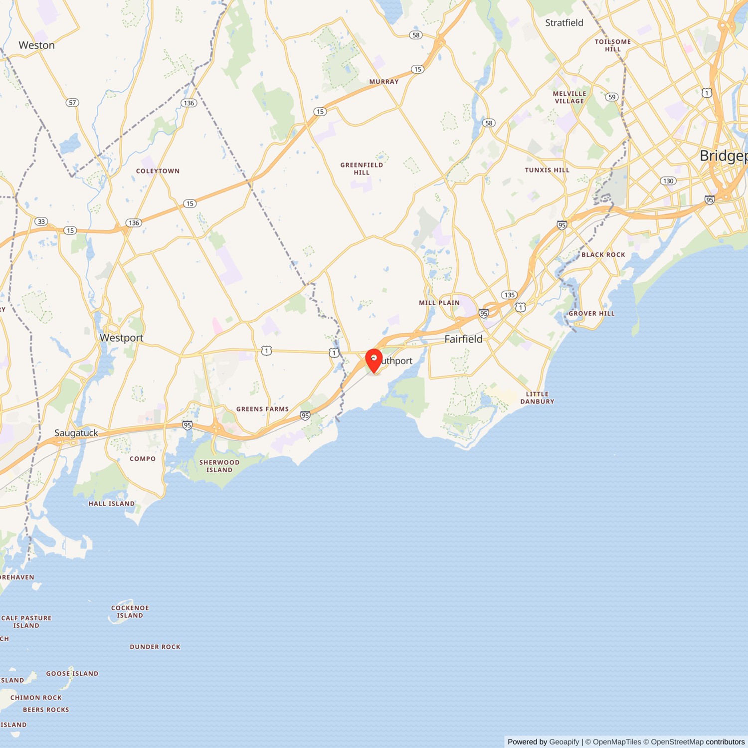 Mrs. Benjamin Pomeroy House Location Map