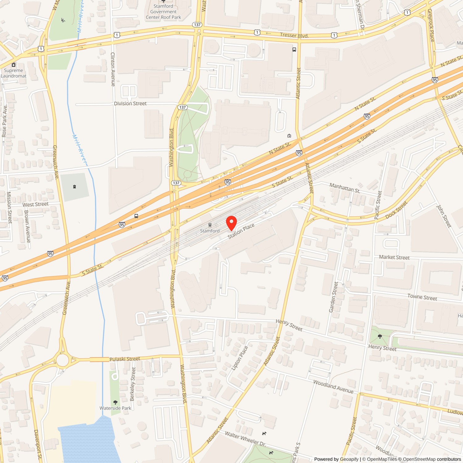 New York Location Map