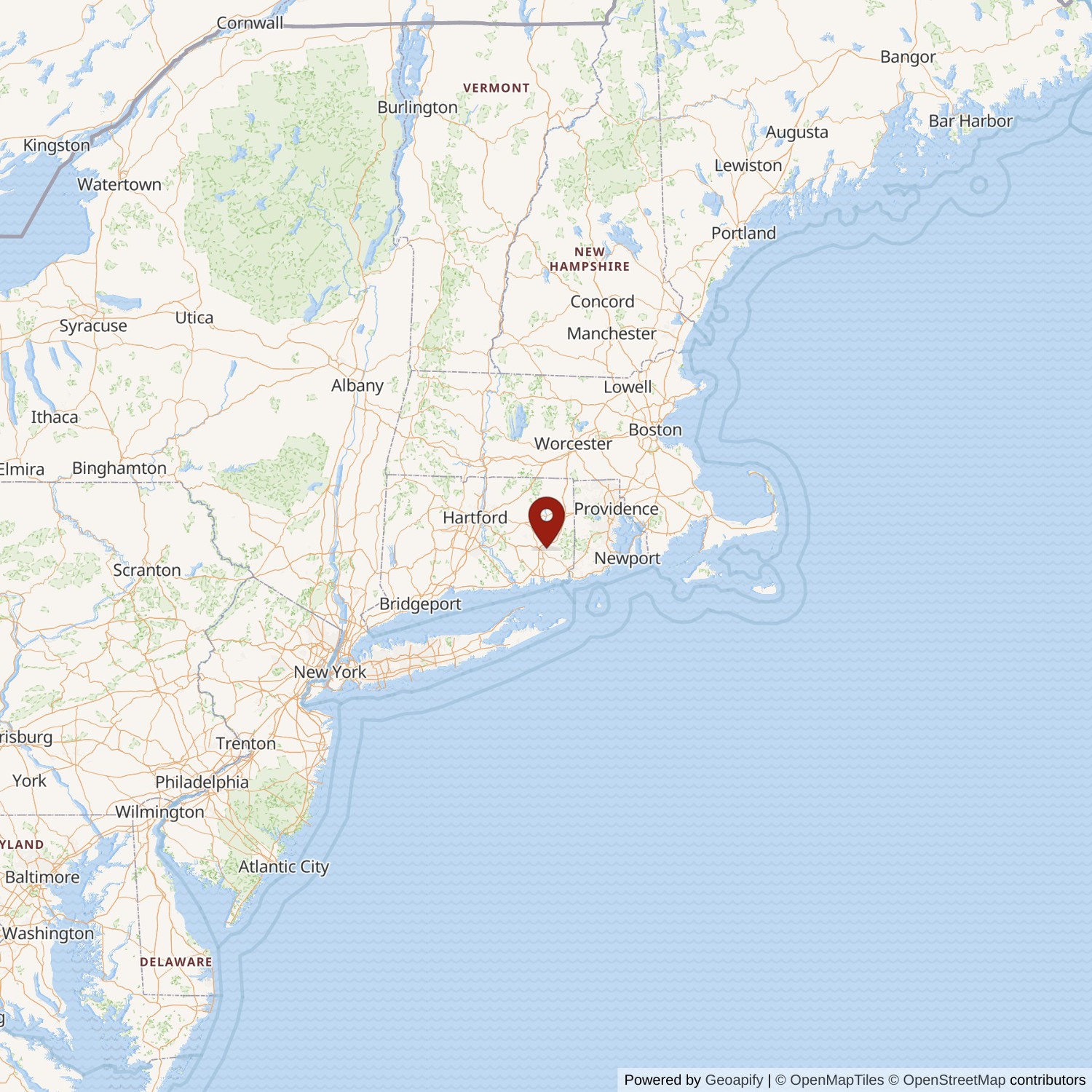 Ponemah Mills State Map