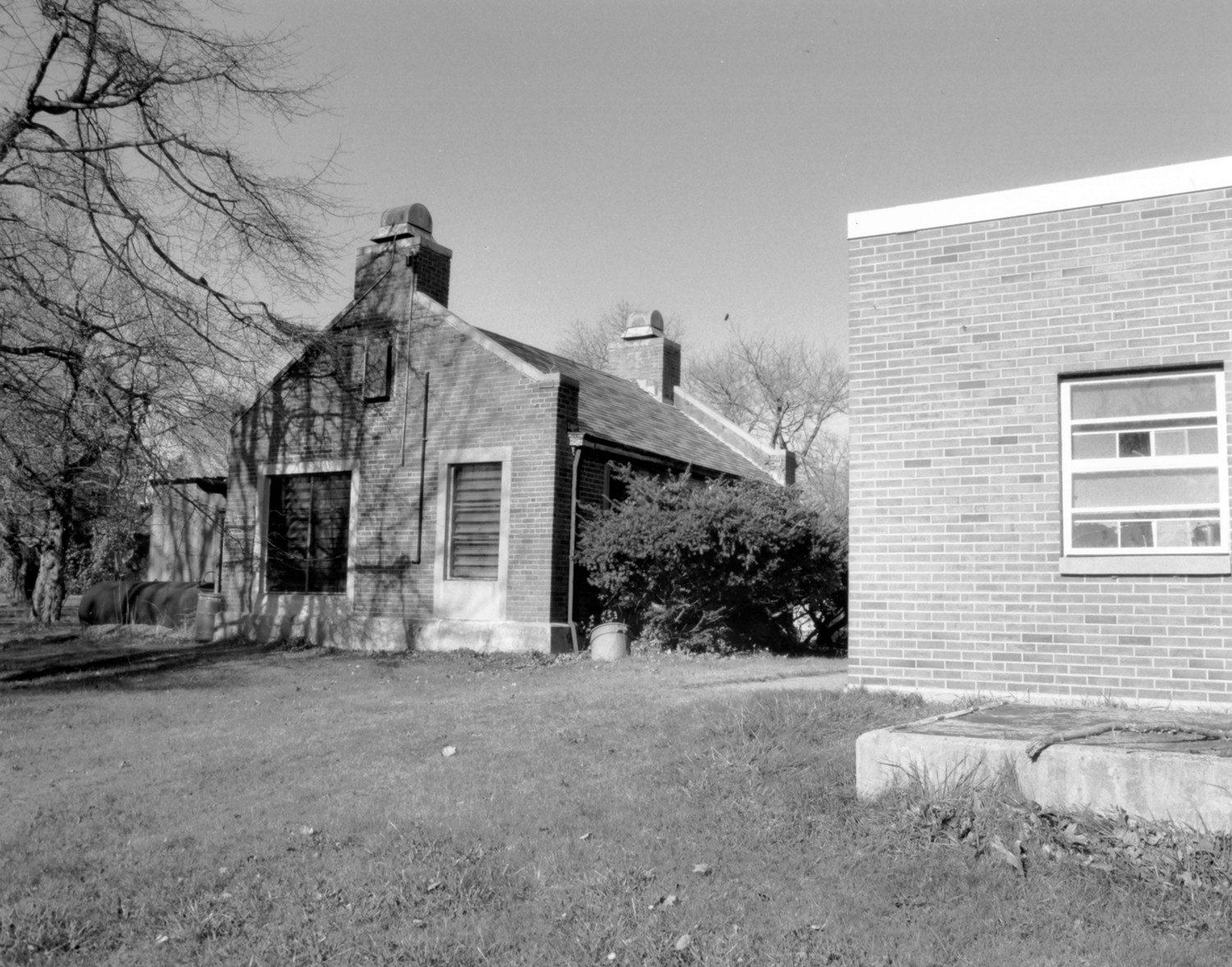 Seaside Sanatorium, Waterford Connecticut Septic treatment and sewage treatment plants (left-right) (1994)